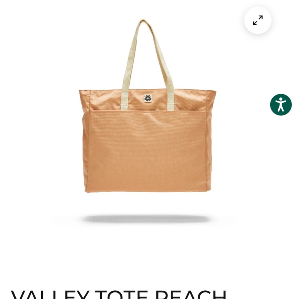 Walker Goods Valley Tote Bag in Peach